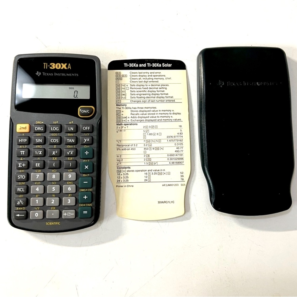 TI-30XA scientific calculator